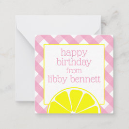 Cartão De Notas Placas de gabinete personalizadas para presentes c