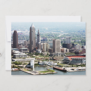 Cartão De Notas Placas de Nota Cleveland 5x7