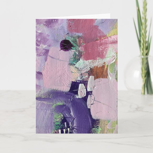 Cartão De Notas Placas de Nota no Design de Marshmallow Rosa (Frente)