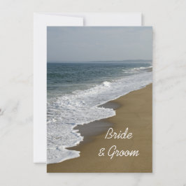 Cartão De Notas Placas de Nota Plana de Casamento de Praia e Ocean
