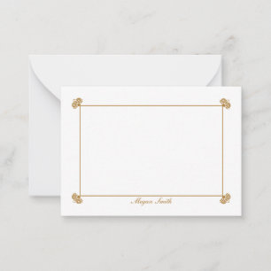 Cartão De Notas Placas de Nota Plana Personalizadas Decorativas Le