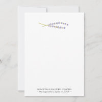 Placas personalizadas de Lavanda de água