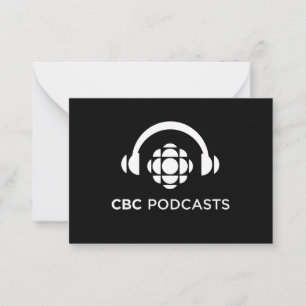 Cartão De Notas Podcasts CBC