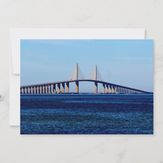 Cartão De Notas Ponte Sunshine Skyway (Frente)