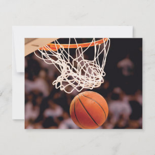 Cartão De Notas Pontuação de Basquete