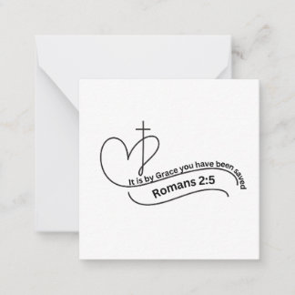 Cartão De Notas Por Grace