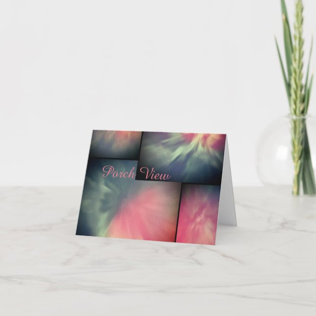 Cartão De Notas Porch View / Corona / (Frente)