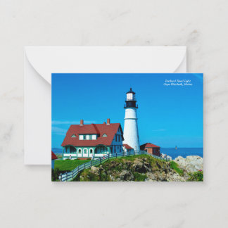 Cartão De Notas Portland Head Light