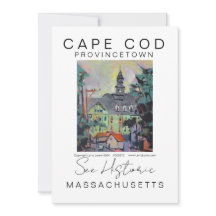 POSTER DE VIAGENS CENÍFICO CAPE COD MASSACHUSETES