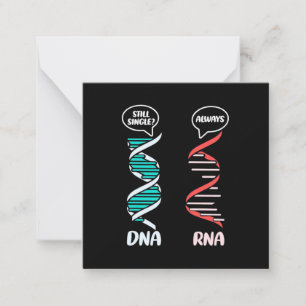 Cartão De Notas Presente de Cientista Rna Professor de Biologia