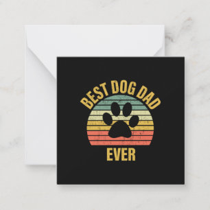 Cartão De Notas Presente de Papai Melhor Pai de Cachorro de Todos