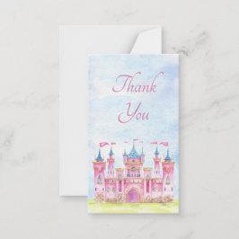 Cartão De Notas Princesa Obrigado