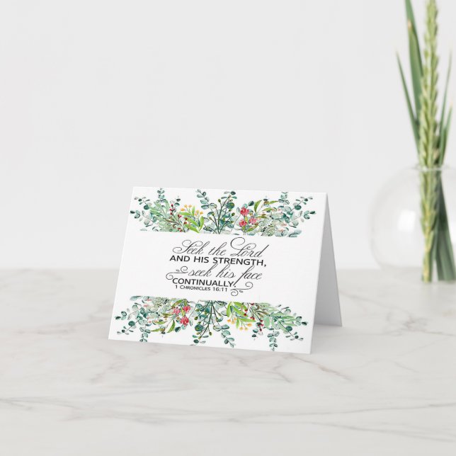 Cartão De Notas Procurar a Escritura de Moldura do Senhor (Frente)