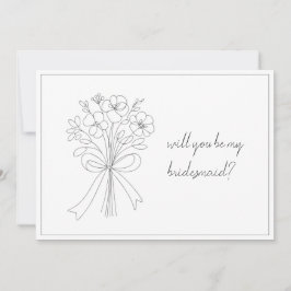 Cartão De Notas proposta de arco simples e flores para o whimsso