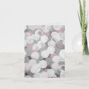 Cartão De Notas Puff do Círculo de abstrato