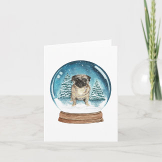 Cartão De Notas Pug Notecard