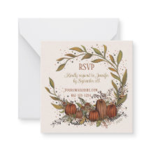 Pumpkin Wreath Inspirivity Casamento Autumn rsvp