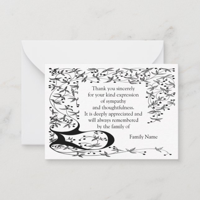 Cartão De Notas Quadro de Arte de Linha Canto Após Placa Funcional (Frente)