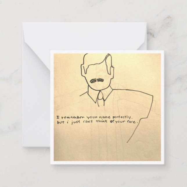 Cartão De Notas Quem É Você Aniversário (Frente)