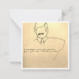 Cartão De Notas Quem É Você Aniversário