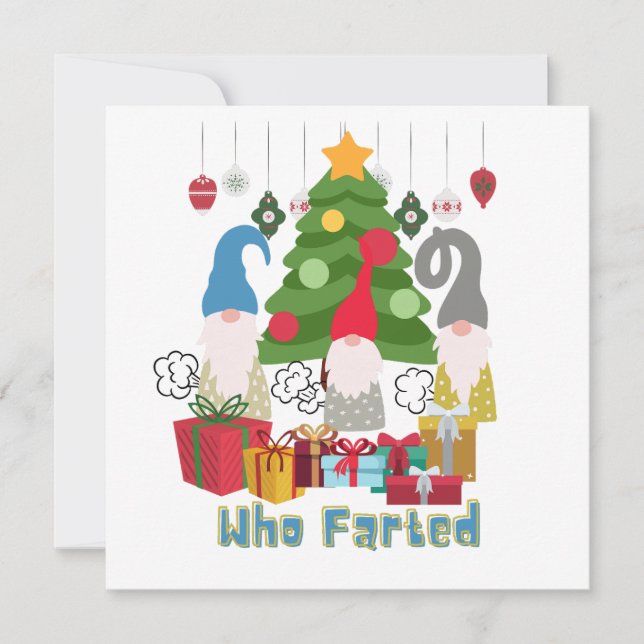 Cartão De Notas Quem Fartou Elves (Frente)