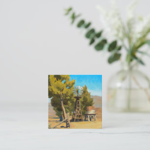 Cartão De Notas Ranch Windmill, Carson, Nevada por Maynard Dixon