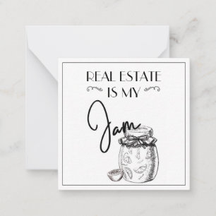 Cartão De Notas Real Estate é meu Pop de emperramento