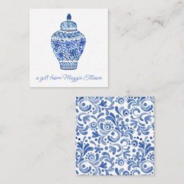 Cartão De Notas Receptáculo de doação de gengibre de coloração d'á