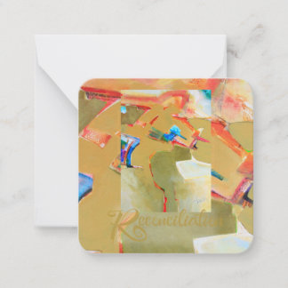 Cartão De Notas Reconciliação