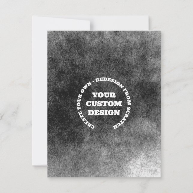 Cartão De Notas Redesign a partir do Arranque - Criar um personali (Frente)