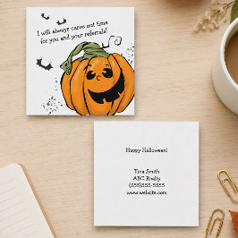 Cartão De Notas Reserve Tempo para as Suas Indicações de Halloween