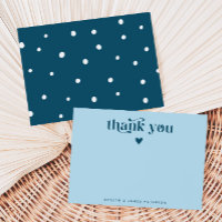 Retro Suave Obrigado Coração Azul Teal