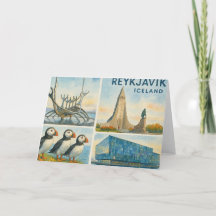 Reykjavik Islândia multivisualização