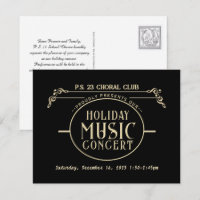 Rico Music Concert Chorus Invitation School Choir