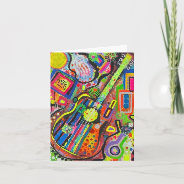 Cartão De Notas ROCK na placa de nota de Vazio dos EUA (Frente)