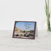 Romans 8:28 Folded Notecard