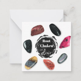 Cartão De Notas *~* Root Chakra Elixir AP64 Stones