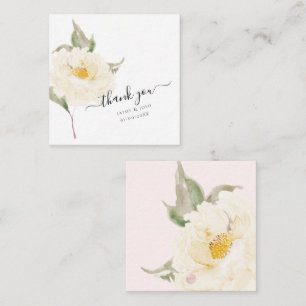 Cartão De Notas Rosa de Jardim de Aquarela do PixDezines Cream