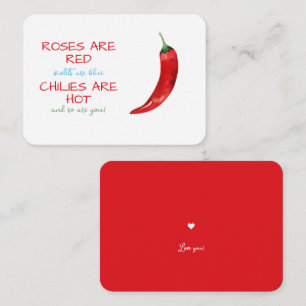 Cartão De Notas Rosas engraçados são Dia de os namorados de Poema 