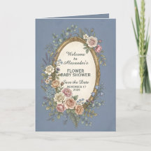 Rótulo Vintage com Flores coloridas 23 + seu texto