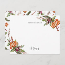 Cartão De Notas Rua de Natal russa