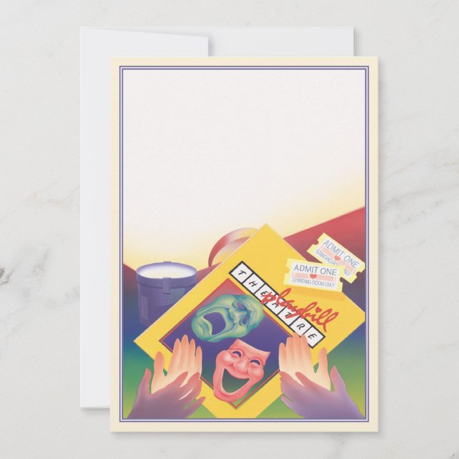 Cartão De Notas Sala de Pé Apenas © (Frente)