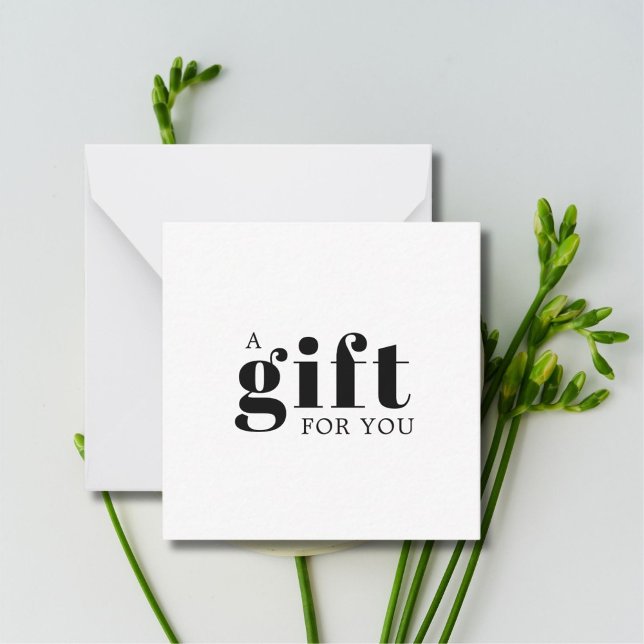 Cartão De Notas Salão de Bela Branca Na moda Negra Elegante (Criador carregado)