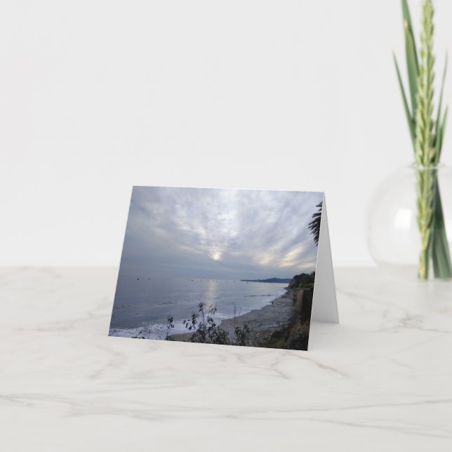 Cartão De Notas Santa Barbara Coast (Frente)