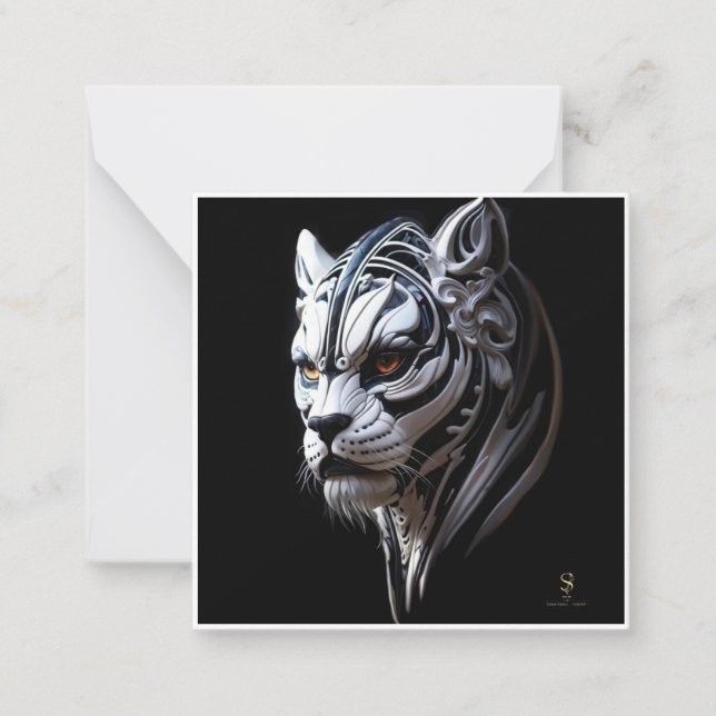 Cartão De Notas Saudações a Sir Khan (Frente)