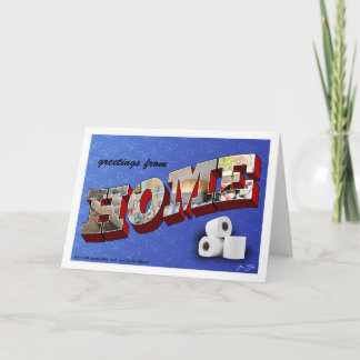 Cartão De Notas Saudações De Casa