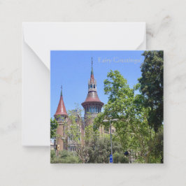 Cartão De Notas Saudações Fadas!