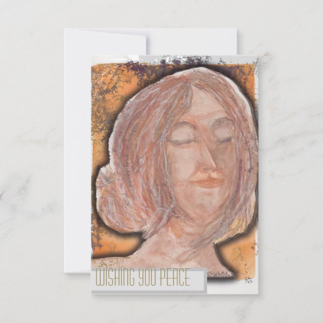 Cartão De Notas Saudações Pacíficas (Frente)