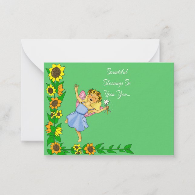 Cartão De Notas Saudações Pagan Summer (Frente)