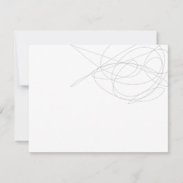 Cartão De Notas SCRIBBLE DE DESIGNER Papel de Carta Pessoal/Noteca